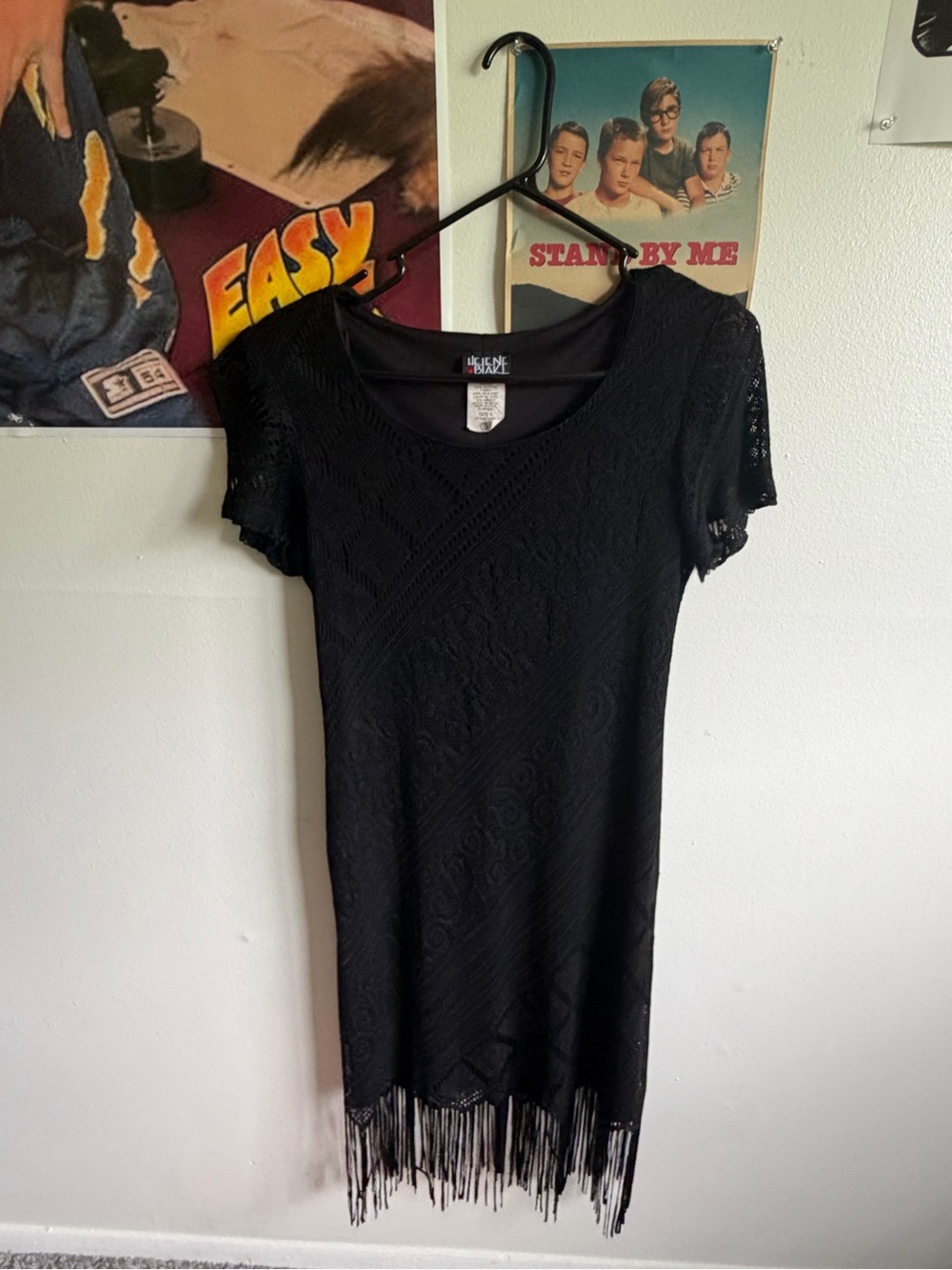 Vintage HELEN BLAKE Lace Fringe Dress - Women
